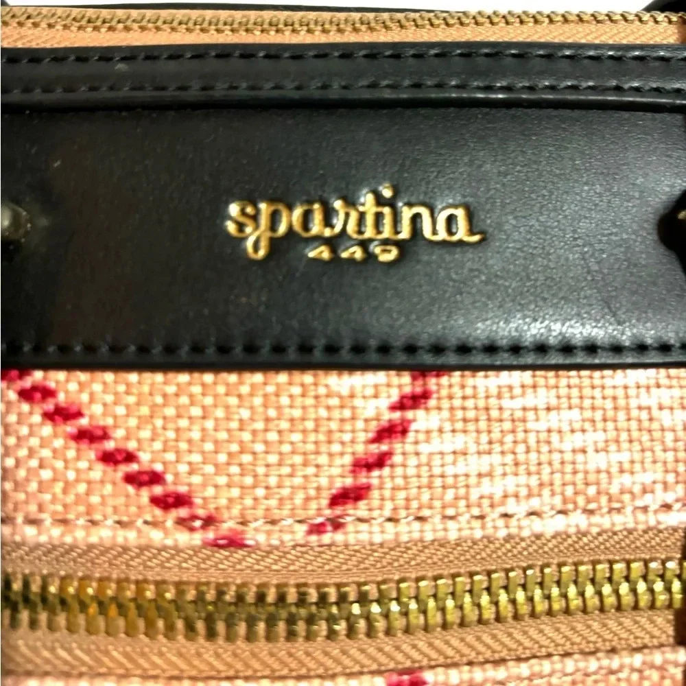 Spartina 449 Bella telfair pink plaid satchel handbag